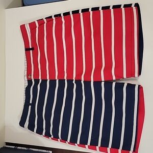 VINEYARD VINES TARGET RED WHITE BLUE SHORTS SZ 36